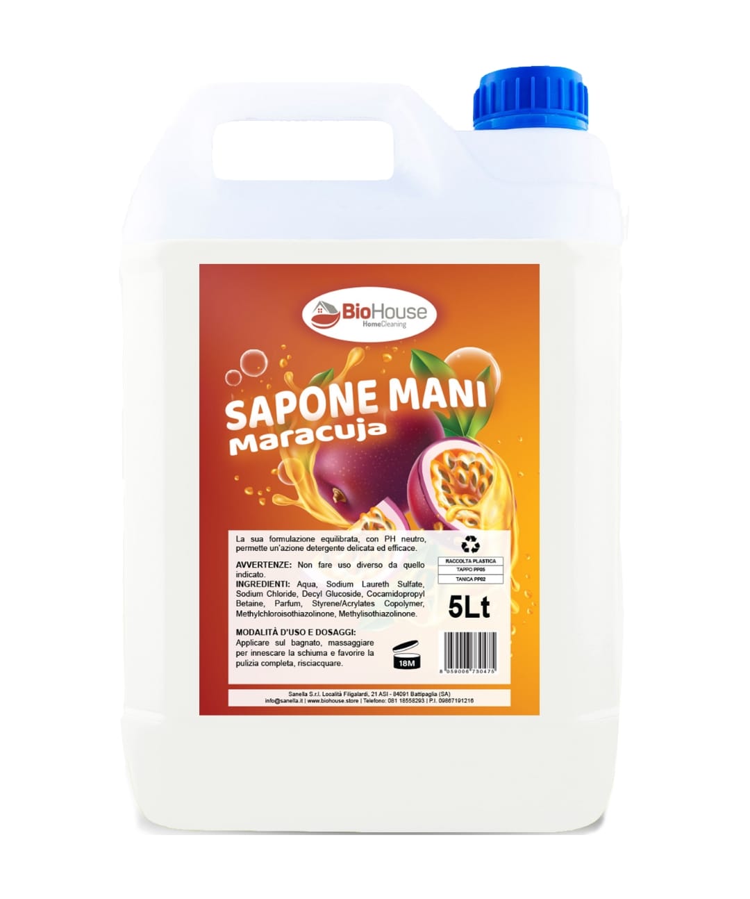 sapone mani maracuja 5 Lt