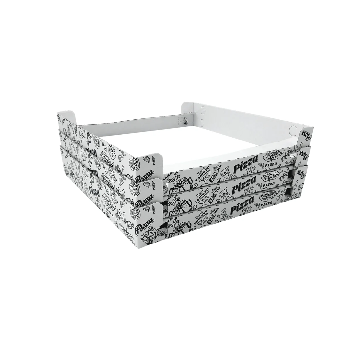 box pizza cubo 33x33 aperto