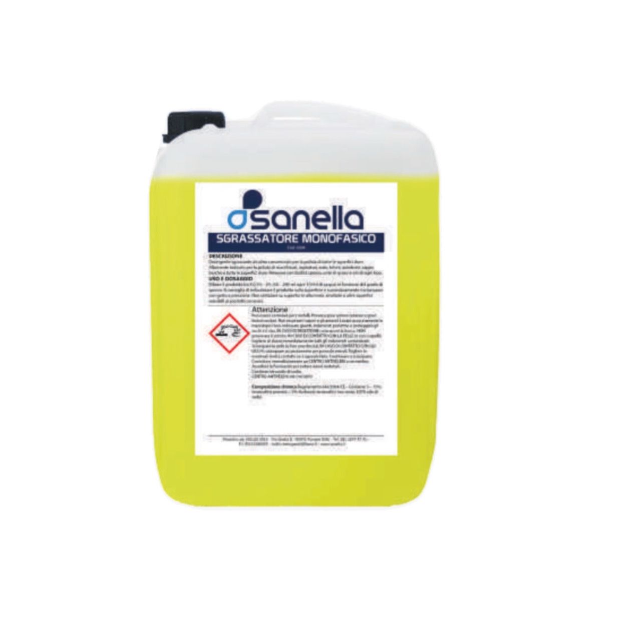 sgrassatore monofase  5 LT