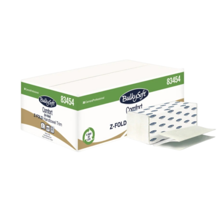 asciugamano piegato a "Z"