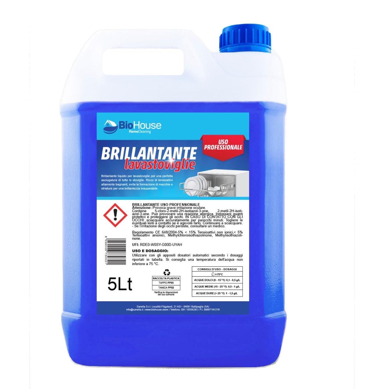 brillantante lavastoviglie 5 Lt