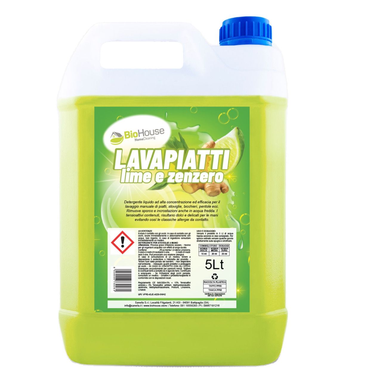 lava piatti limone e zenzero 5 Lt