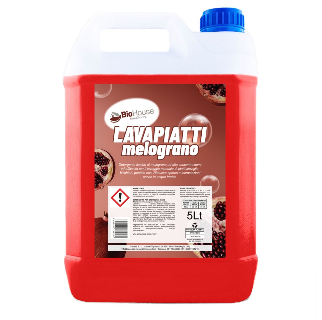 lava piatti melograno 5 Lt