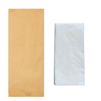 porta posate carta paglia + tovagliolo