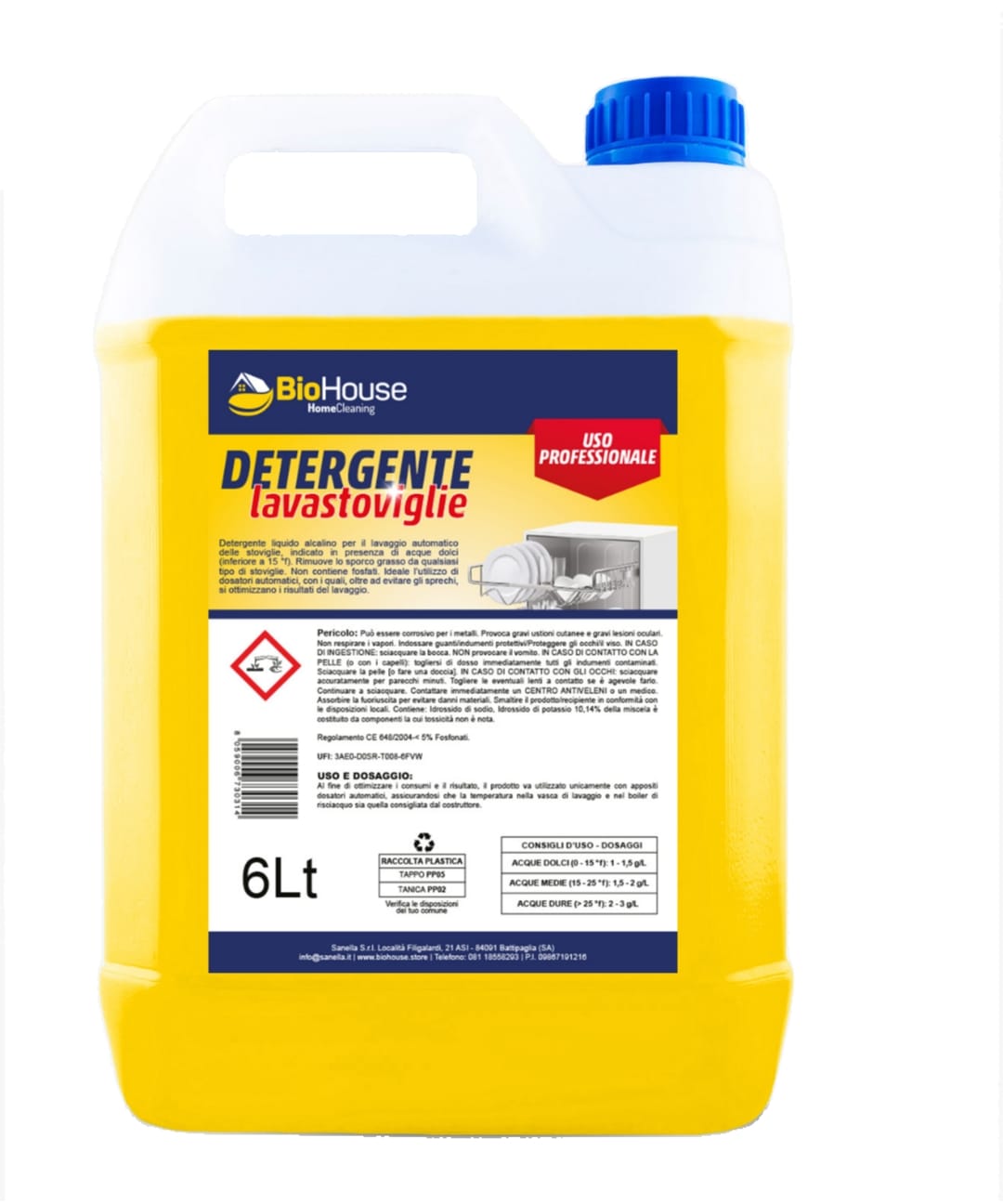 detergente lavastoviglie da 5 lt